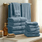 12-Piece Egyptian Cotton Plush Towel Set – Madeline