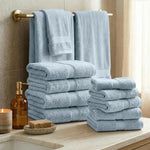 12-Piece Egyptian Cotton Plush Towel Set – Madeline