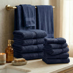 12-Piece Egyptian Cotton Plush Towel Set – Madeline