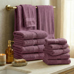 12-Piece Egyptian Cotton Plush Towel Set – Madeline