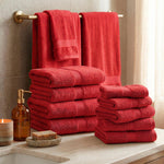 12-Piece Egyptian Cotton Plush Towel Set – Madeline