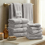 12-Piece Egyptian Cotton Plush Towel Set – Madeline