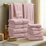 12-Piece Egyptian Cotton Plush Towel Set – Madeline
