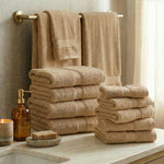 12-Piece Egyptian Cotton Plush Towel Set – Madeline