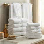 12-Piece Egyptian Cotton Plush Towel Set – Madeline