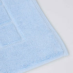 Superior Nora Cotton Thick Solid Checkered Washable Bath Mat Set of 2