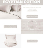 300 Thread Count Egyptian Cotton Solid Duvet Cover