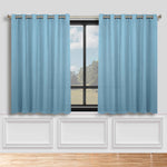 Blackout Window Curtains Classic Modern Room Darkening Set of 2