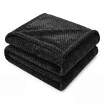 Lily Pebbled Fluffy Fleece Blanket - Cozy Popcorn Textured Throw