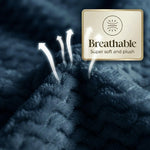 Lily Pebbled Fluffy Fleece Blanket - Cozy Popcorn Textured Throw