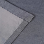 Room Darkening Blackout Curtains Linen Pattern Washable Set of 2