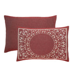 Lightweight Cotton Jacquard Bedspread Set – 3‐Piece Floral Scroll
