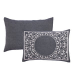 Lightweight Cotton Jacquard Bedspread Set – 3‐Piece Floral Scroll