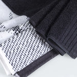 Marble Solid and Jacquard Assorted Cotton Towel Set - 10 Piece
