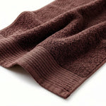 Solid Jacquard Cotton Face Towel Set - 12 Piece