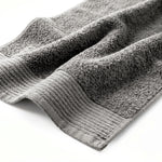 Solid Jacquard Cotton Face Towel Set - 12 Piece