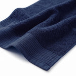 Solid Jacquard Cotton Face Towel Set - 12 Piece