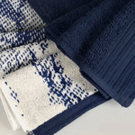 Cotton Solid Jacquard Hand Towel Set 6 Piece - Marble
