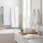 Marble Solid and Jacquard Assorted Cotton Towel Set - 10 Piece