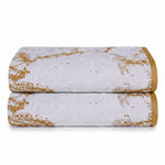 Marble Velour Oversized Cotton Bath Sheets – 2 Piece Set
