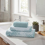 Marble Assorted Cotton Towel Set - 3 Piece