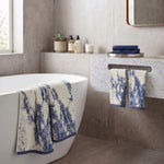 Marble Jacquard and Solid Assorted Cotton Towel Set - 6 Piece
