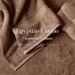 Egyptian Cotton Bath Towels Plush Absorbent Set of 2 - Madeline