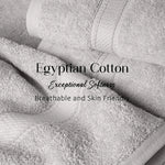 Egyptian Cotton Bath Towels Plush Absorbent Set of 2 - Madeline