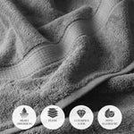 3-Piece Egyptian Cotton Plush Towel Set - Madeline