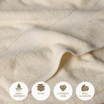 Madeline Egyptian Cotton Bath Towel Set 4-Piece