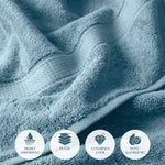 3-Piece Egyptian Cotton Plush Towel Set - Madeline