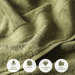Madeline Egyptian Cotton Bath Towel Set 4-Piece