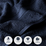 Madeline Egyptian Cotton Bath Towel Set 4-Piece