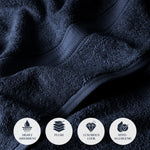 3-Piece Egyptian Cotton Plush Towel Set - Madeline