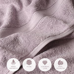 Madeline Egyptian Cotton Bath Towel Set 4-Piece