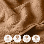 3-Piece Egyptian Cotton Plush Towel Set - Madeline