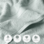 Madeline Egyptian Cotton Bath Towel Set 4-Piece