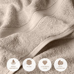 Madeline Egyptian Cotton 6-Piece Towel Set - Plush & Heavyweight