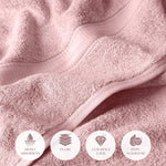 Madeline Egyptian Cotton Bath Towel Set 4-Piece