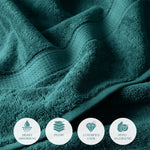Madeline Egyptian Cotton 6-Piece Towel Set - Plush & Heavyweight