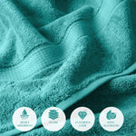 Madeline Egyptian Cotton Bath Towel Set 4-Piece