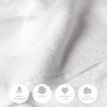 Madeline Egyptian Cotton 6-Piece Towel Set - Plush & Heavyweight