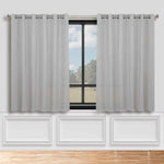 Blackout Window Curtains Classic Modern Room Darkening Set of 2