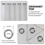 Blackout Window Curtains Classic Modern Room Darkening Set of 2