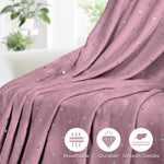 Superior Fleece Plush Medium Weight Fluffy Soft Decorative Blanket
