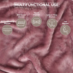 Fleece Plush Medium Weight Fluffy Soft Decorative Throw