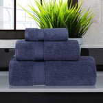 3 Piece Zero Twist Cotton Towels Soft Absorbent
