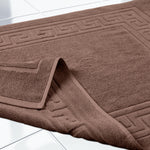 Egyptian Cotton Bath Mat Set of 2 Greek Key Infinity Border