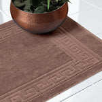 Egyptian Cotton Bath Mat Set of 2 Greek Key Infinity Border