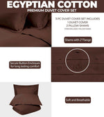 300 Thread Count Egyptian Cotton Solid Duvet Cover
